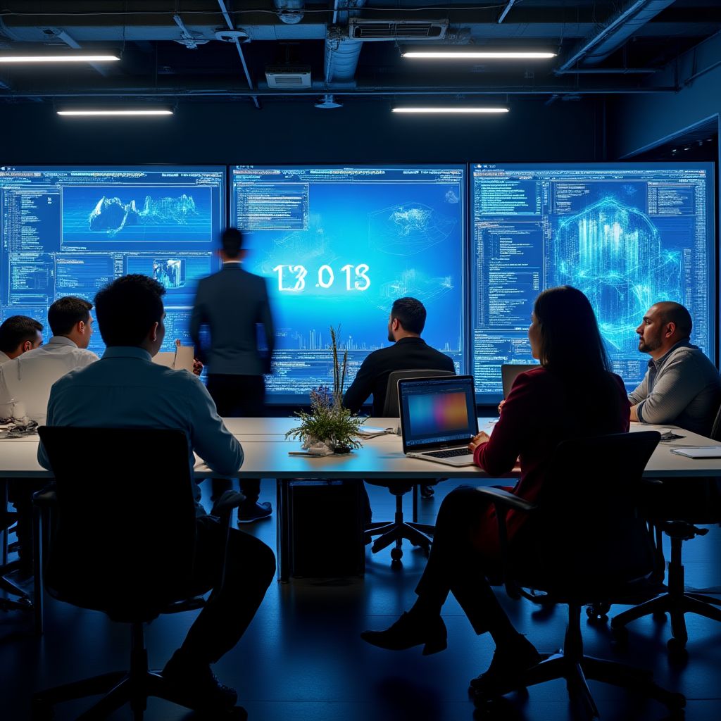 Equipo de DigiPeso en oficina moderna